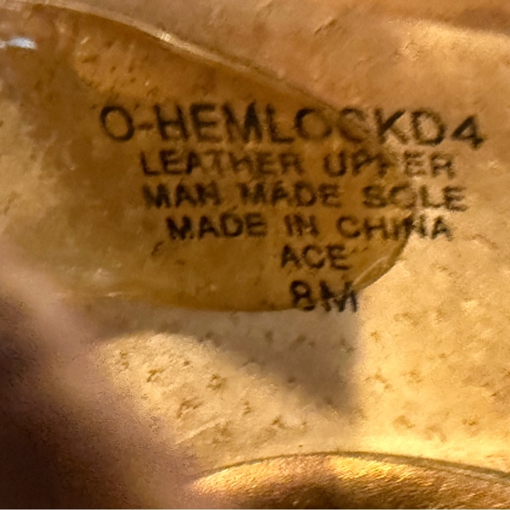 NINE WEST O-HEMLOCKD4 BROWN POINTY TOES LEATHER UPPERS. SIZE 8M. - Picture 8 of 9